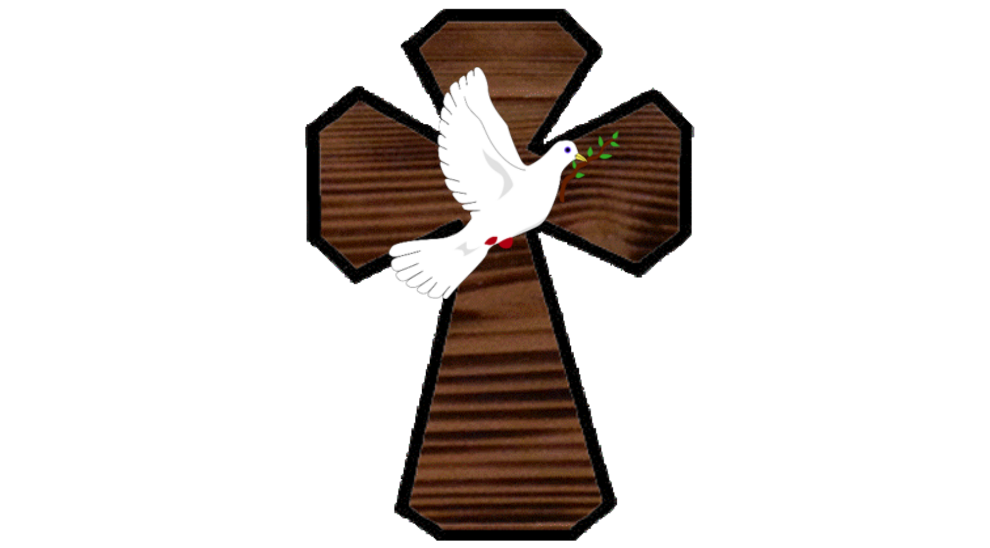 Cropped Cross With Dove 2 Png Space City Tres Dias